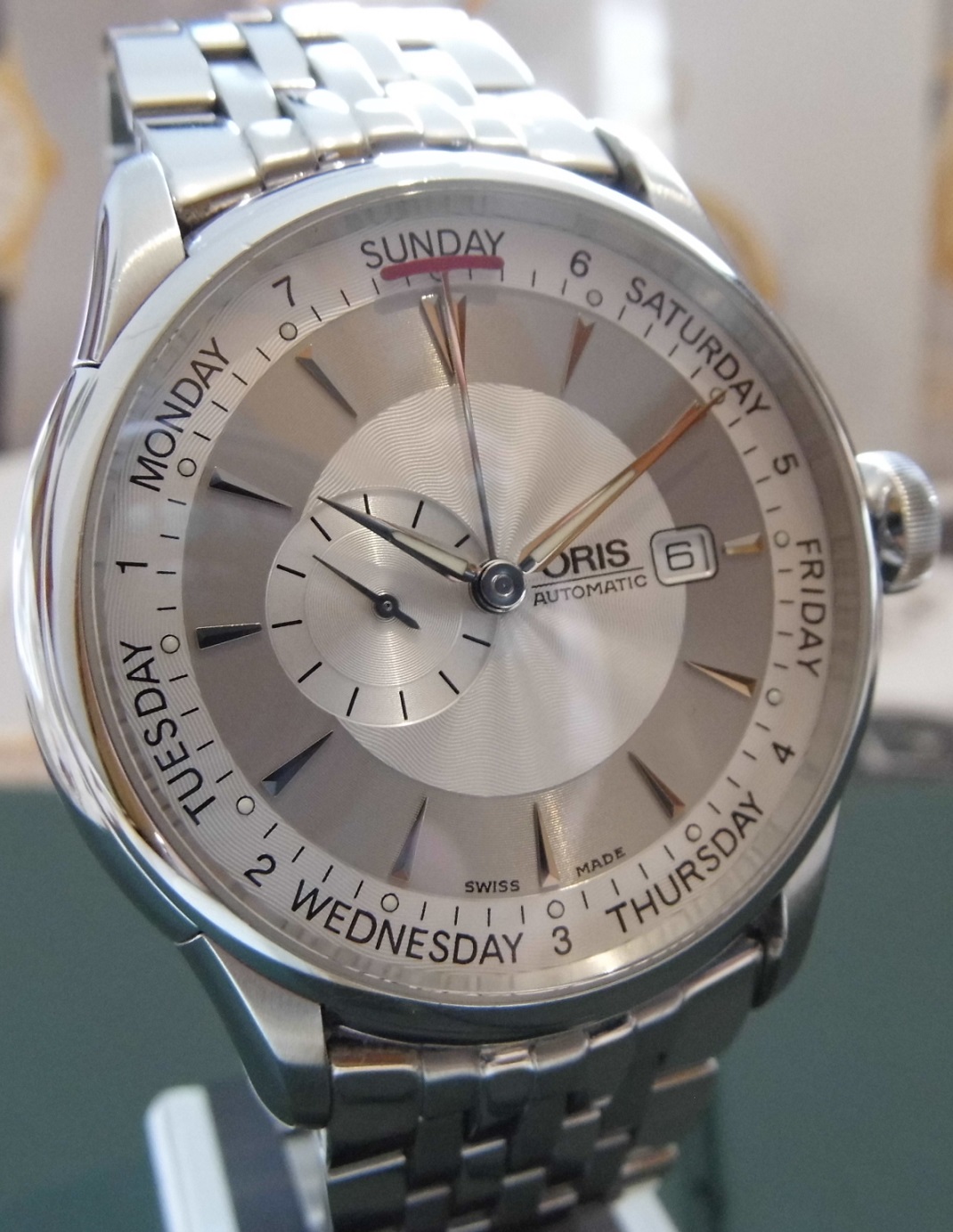 Oris Artelier Small Second Pointer Day, Silver Dial, Bracelet