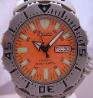 Seiko Orange Monster, Orange Dial, Rubber Strap