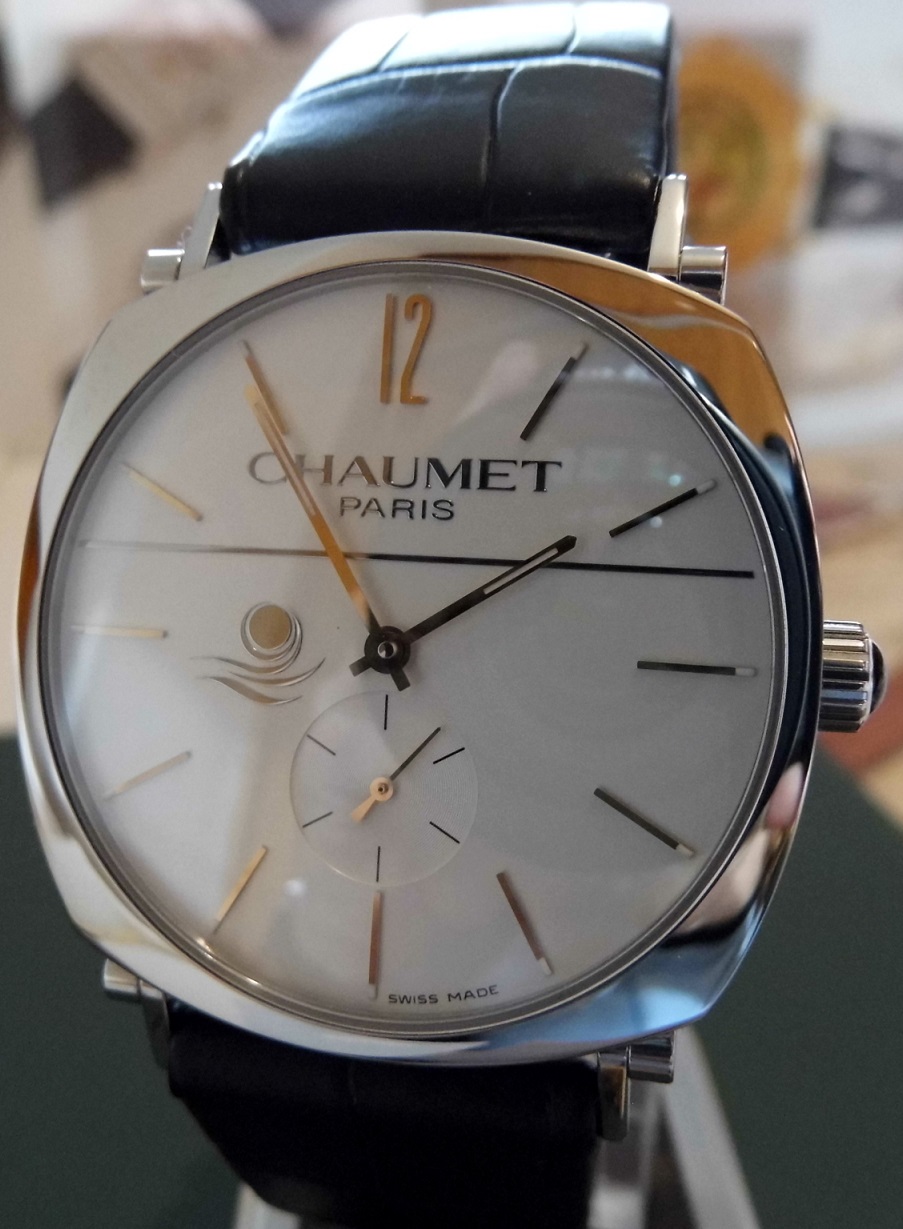 Chaumet Dandy The Pearl, White Dial, Leather Strap