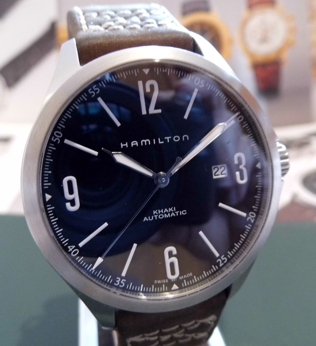 Hamilton Khaki Pilot Aviation, Black Dial, Leather Strap