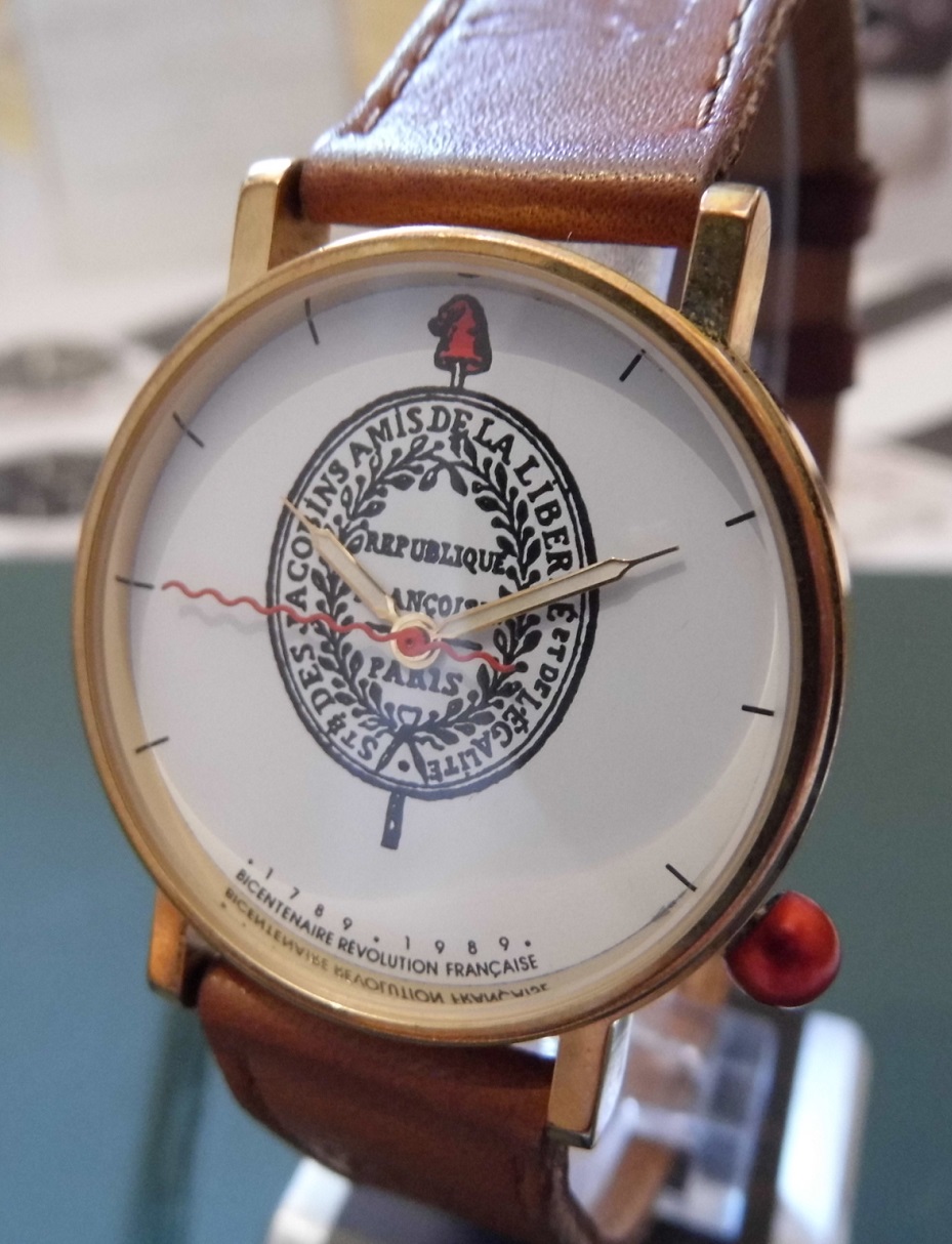 Alain Silberstein Guerande French Revolution, White Dial, Strap