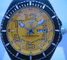 Technomarine Cruise Magnum, Yellow Dial With Three Straps