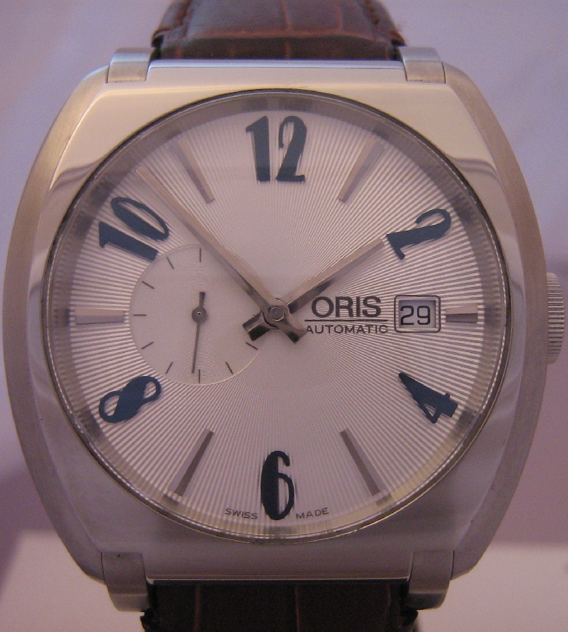 Oris Frank Sinatra Small Seconds, Silver Dial With Leather Strap