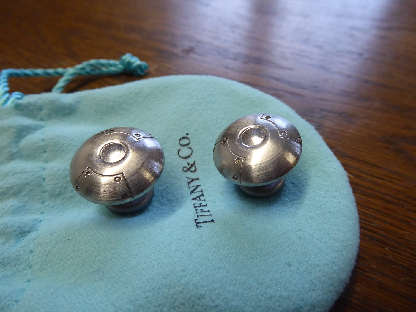 Tiffany & Co Streamerica Geodome Cufflinks