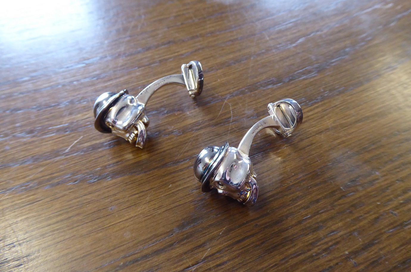 Links Of London Sterling Silver Skull Cufflinks