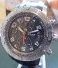 Hermes Clipper Chronograph, Grey Dial, 2 Rubber Straps