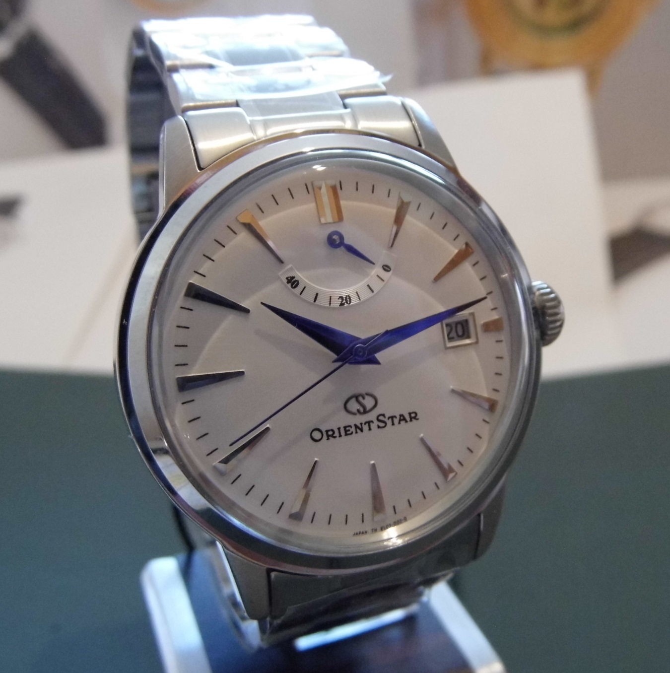 Orient Star Classic Power Reserve, Silver Dial, Bracelet
