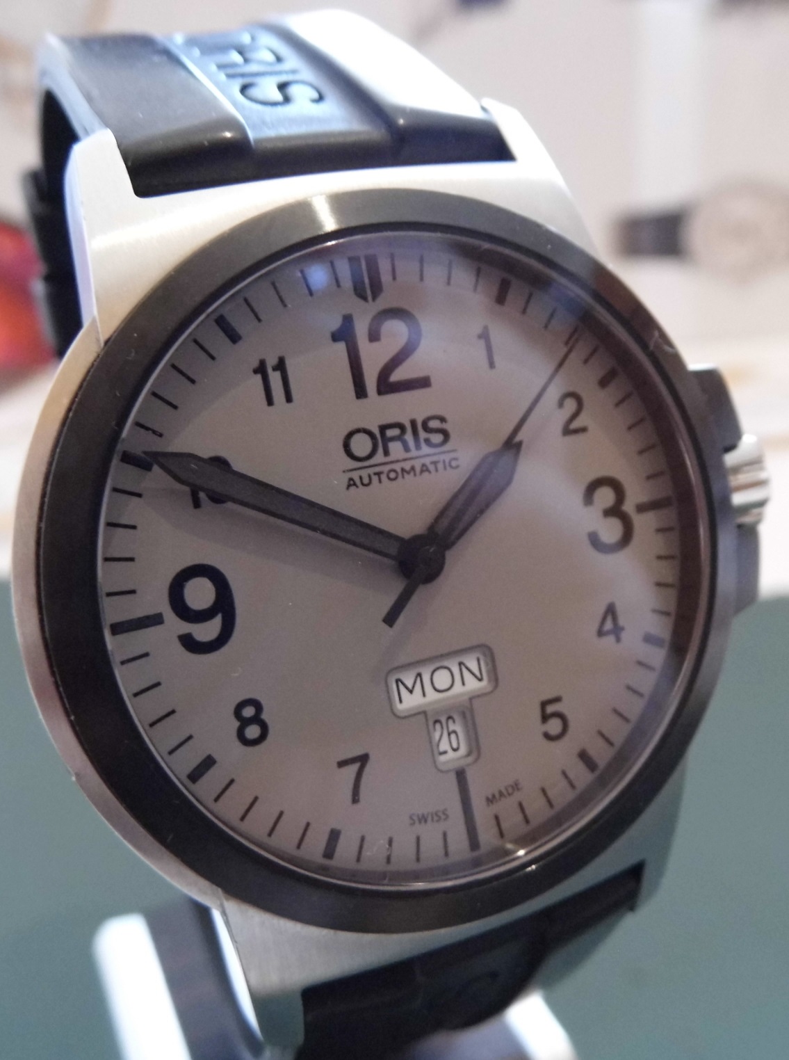 Oris BC3 Advanced, Grey Dial, Rubber Strap