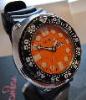 Seiko Diver Sawtooth, Orange Dial, Rubber Strap & Steel Bracelet