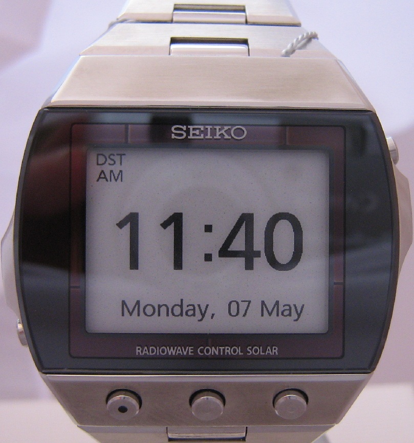 Seiko Brightz Active Matrix EPD Watch With Steel Bracelet