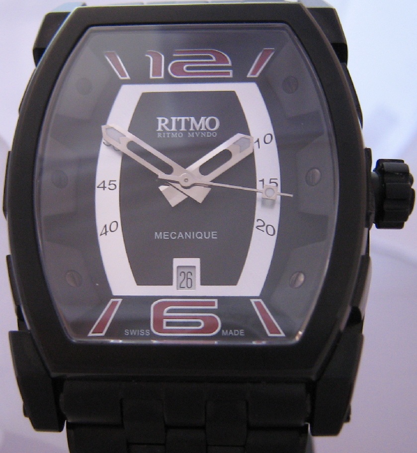 Ritmo Mvndo Impero, Black Dial With Black Steel Bracelet
