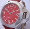 Ritmo Mvndo Ponte Automatic Watch, Red Dial, Red Strap