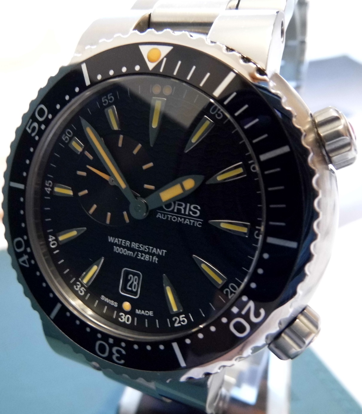 Oris Divers Small Seconds, Black Dial, Steel Bracelet