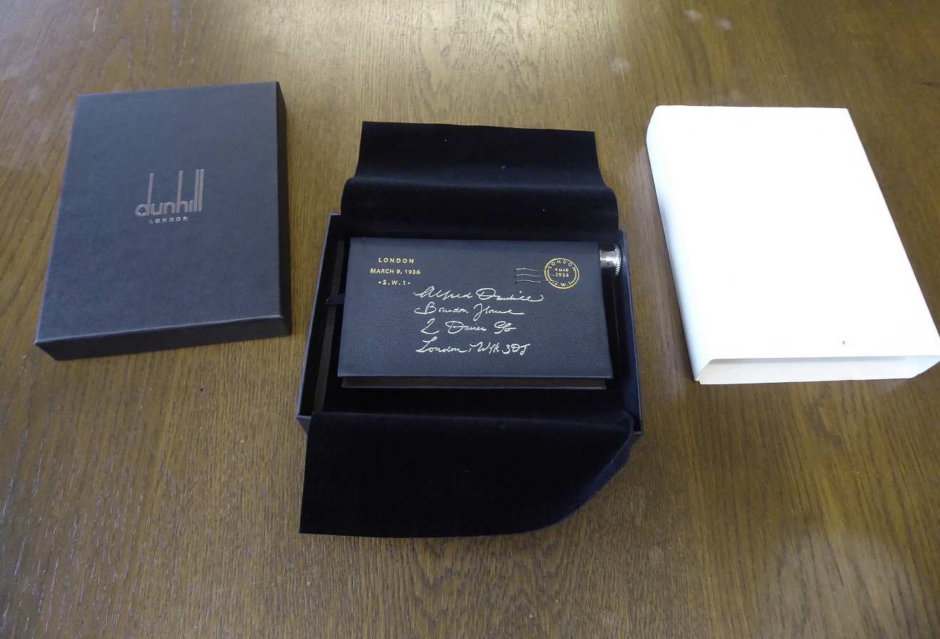 An Alfred Dunhill Novelty Hip Flask