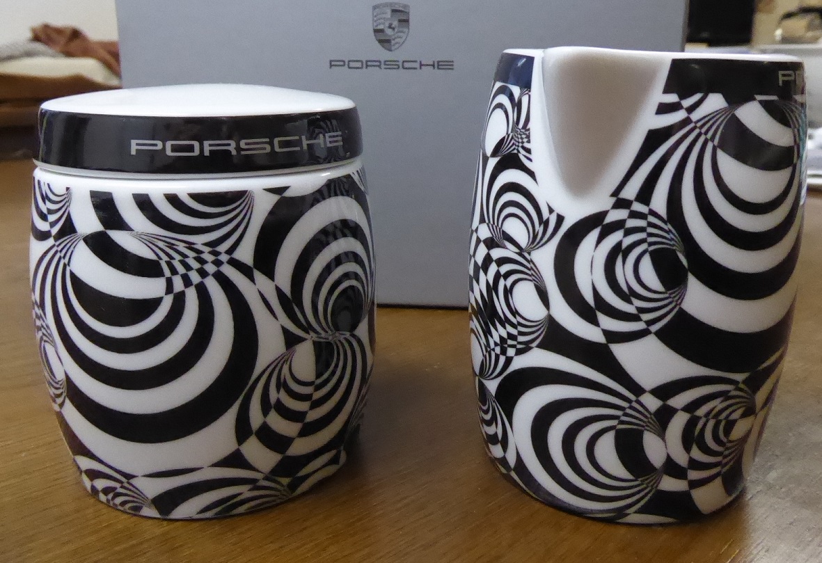 Porsche Le Mans 919 Hybrid Prototype Milk & Sugar Set