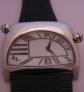 LP Italy Stratosphere Dual Time Watch, White Dials With Rubber Strap