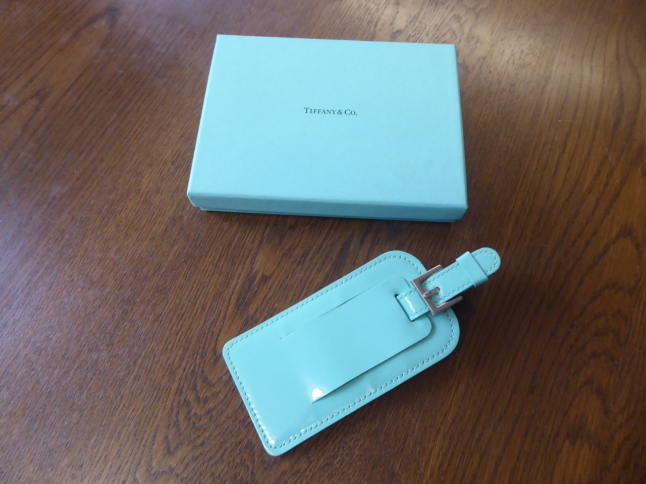 Tiffany & Co Leather Luggage Tag
