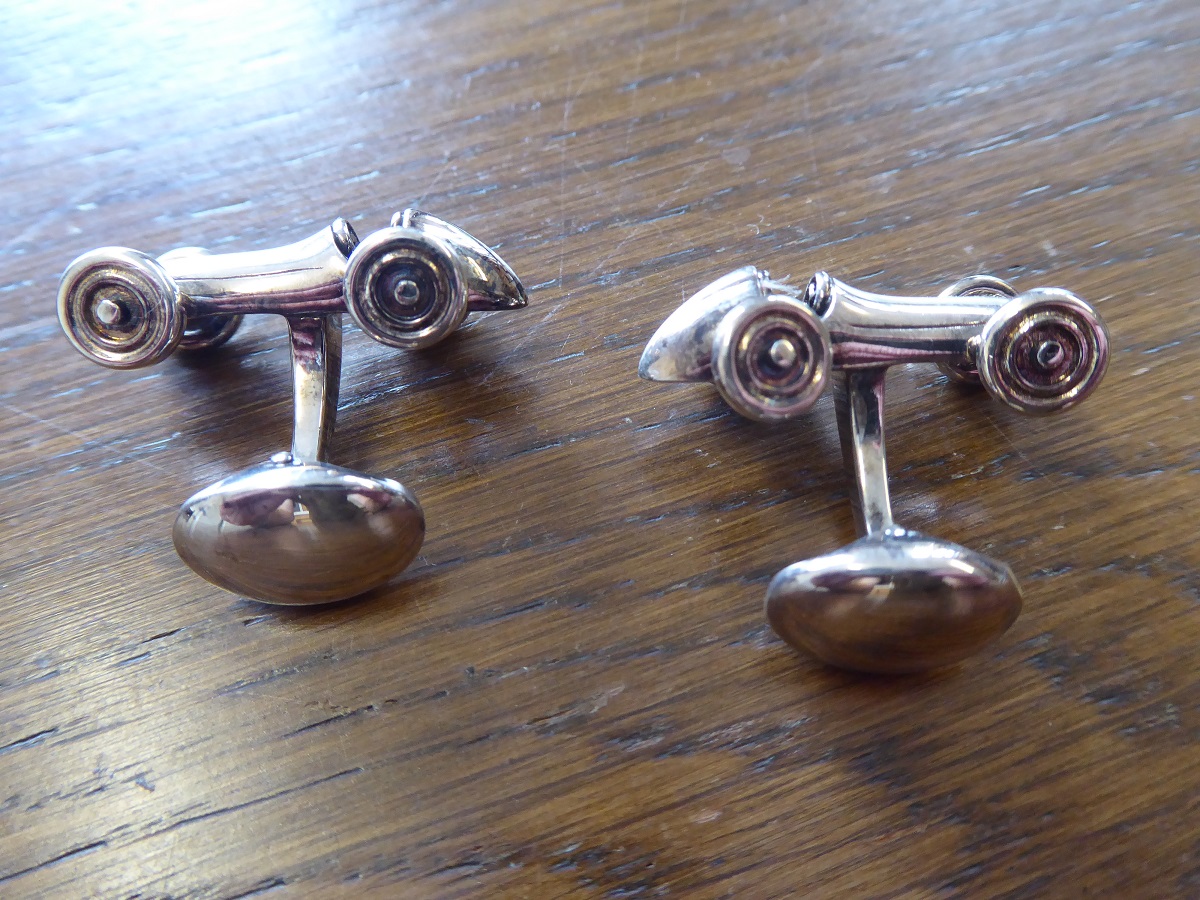Ralph Lauren Sterling Silver Bugatti Cufflinks
