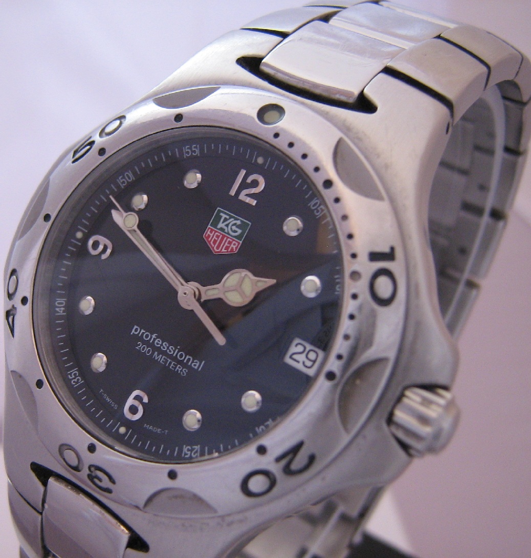 Tag Heuer Kirium, Black Dial With Stainless Steel Bracelet