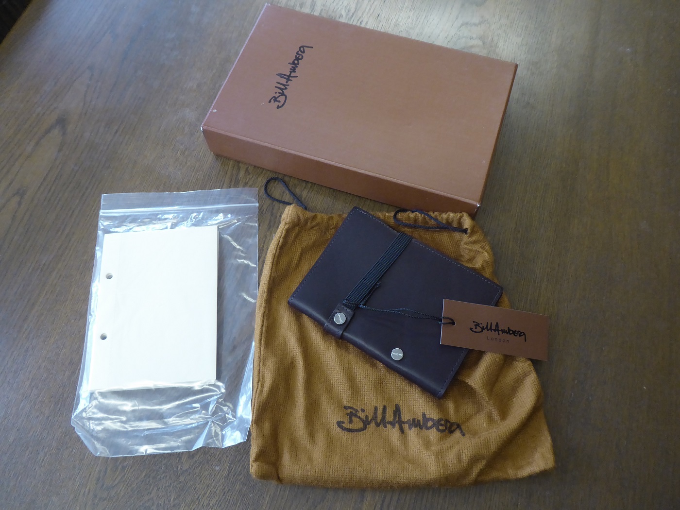 Bill Amberg Leather Note Pad