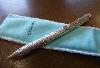 A Tiffany & Co Diamond Point Silver Ballpoint Pen 
