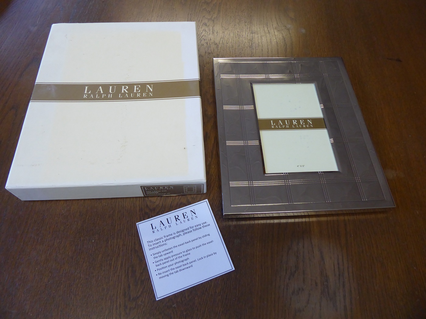 A Ralph Lauren Fenimore Photo Frame