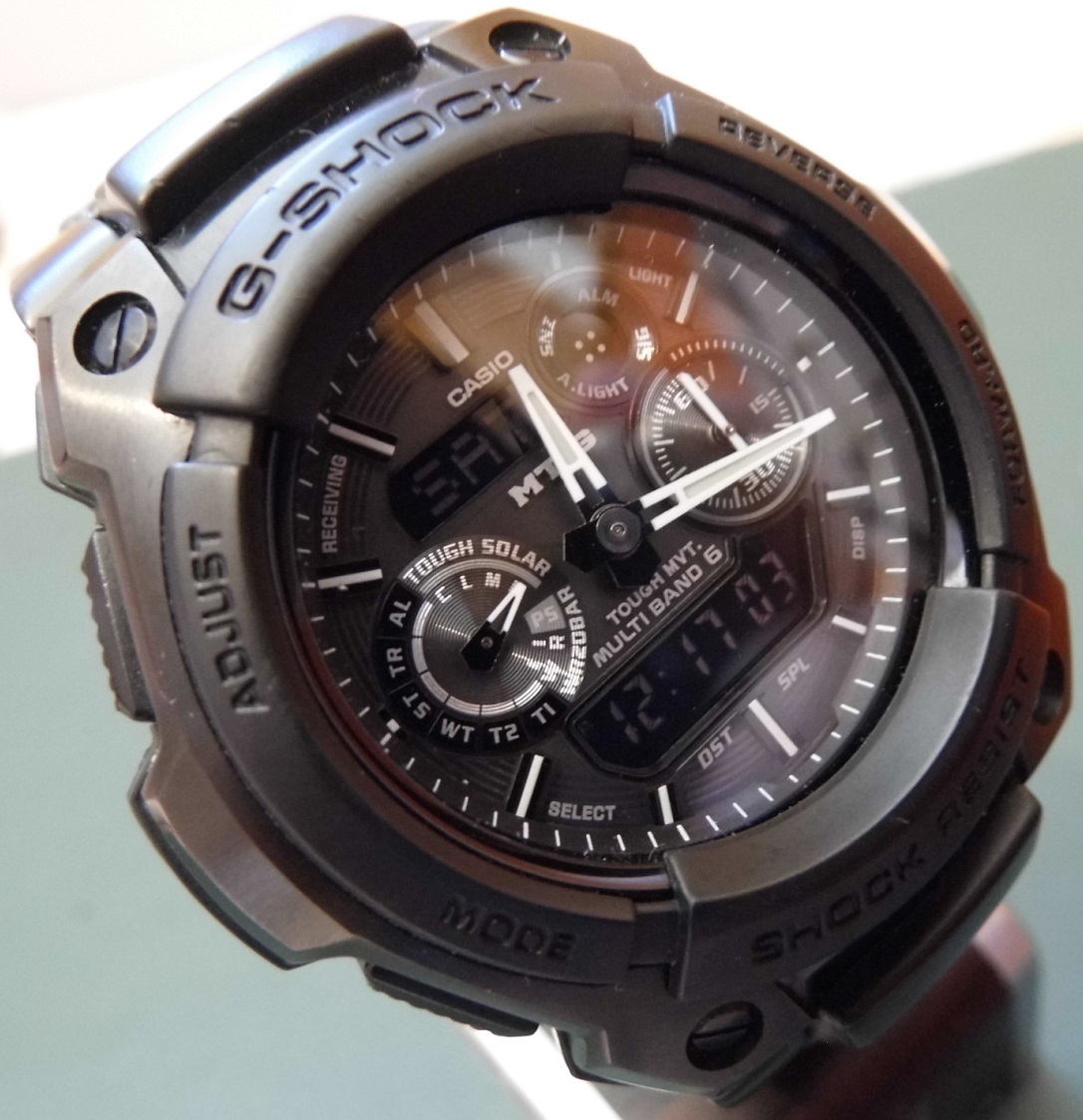 Casio G Shock MTG1500B, Black Dial, Bracelet