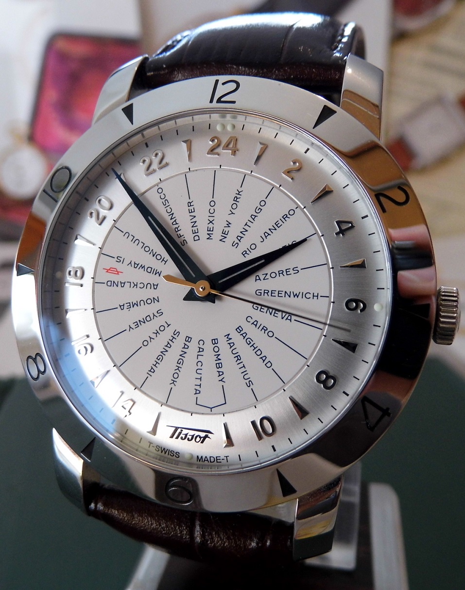 Tissot Heritage Navigator COSC Automatic, Silver Dial, Leather Strap