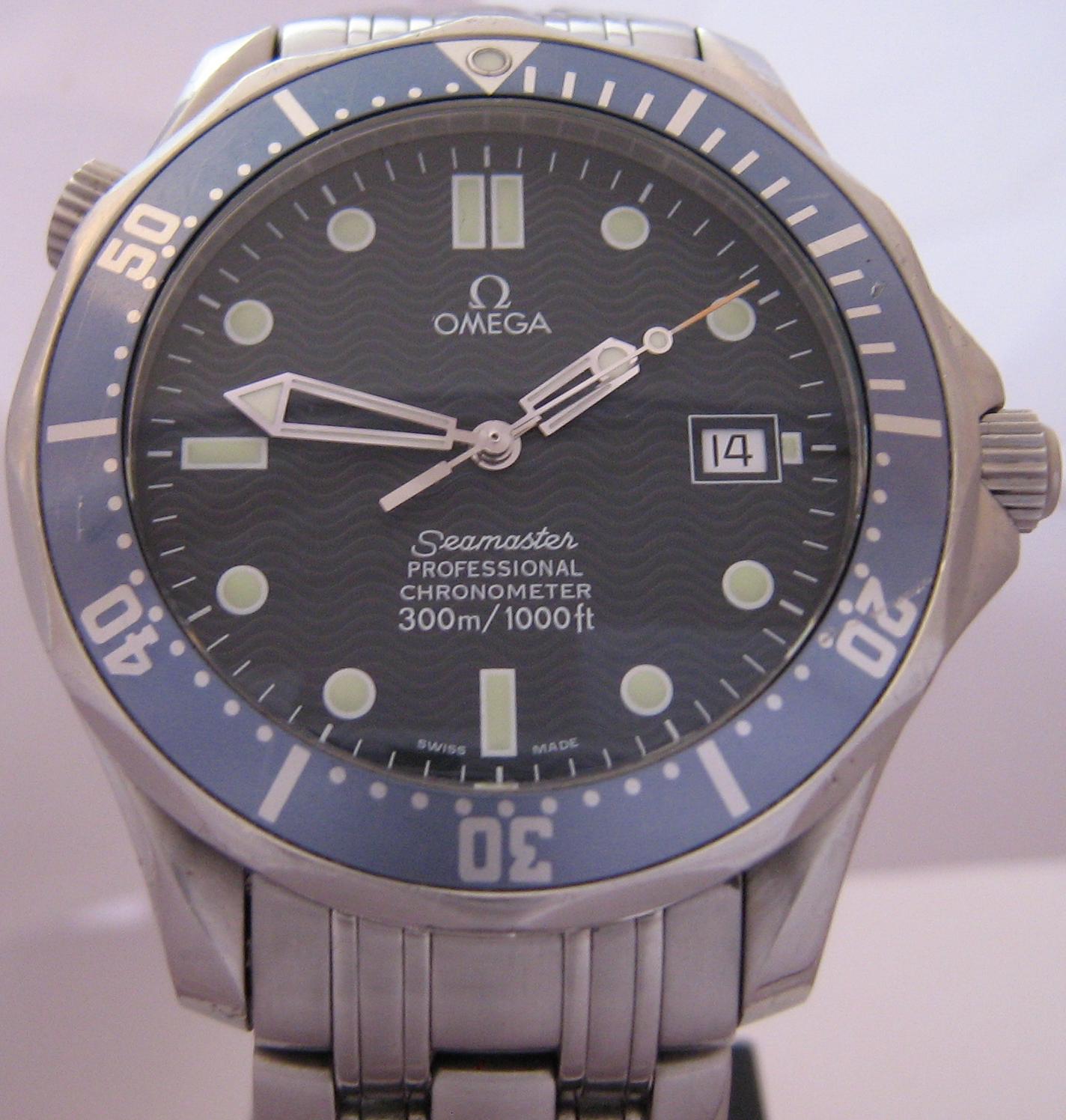 Omega Seamaster Professional, Blue Dial With Stainless Steel Bracelet