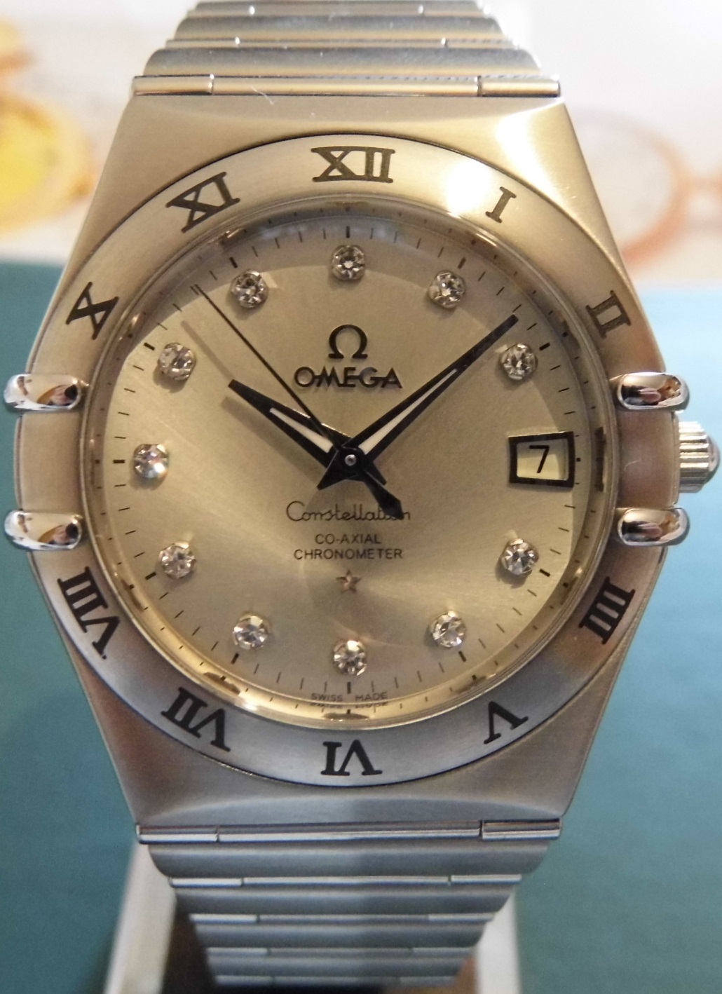 Omega Constellation 160 Years, Silver Dial with Diamond Markers