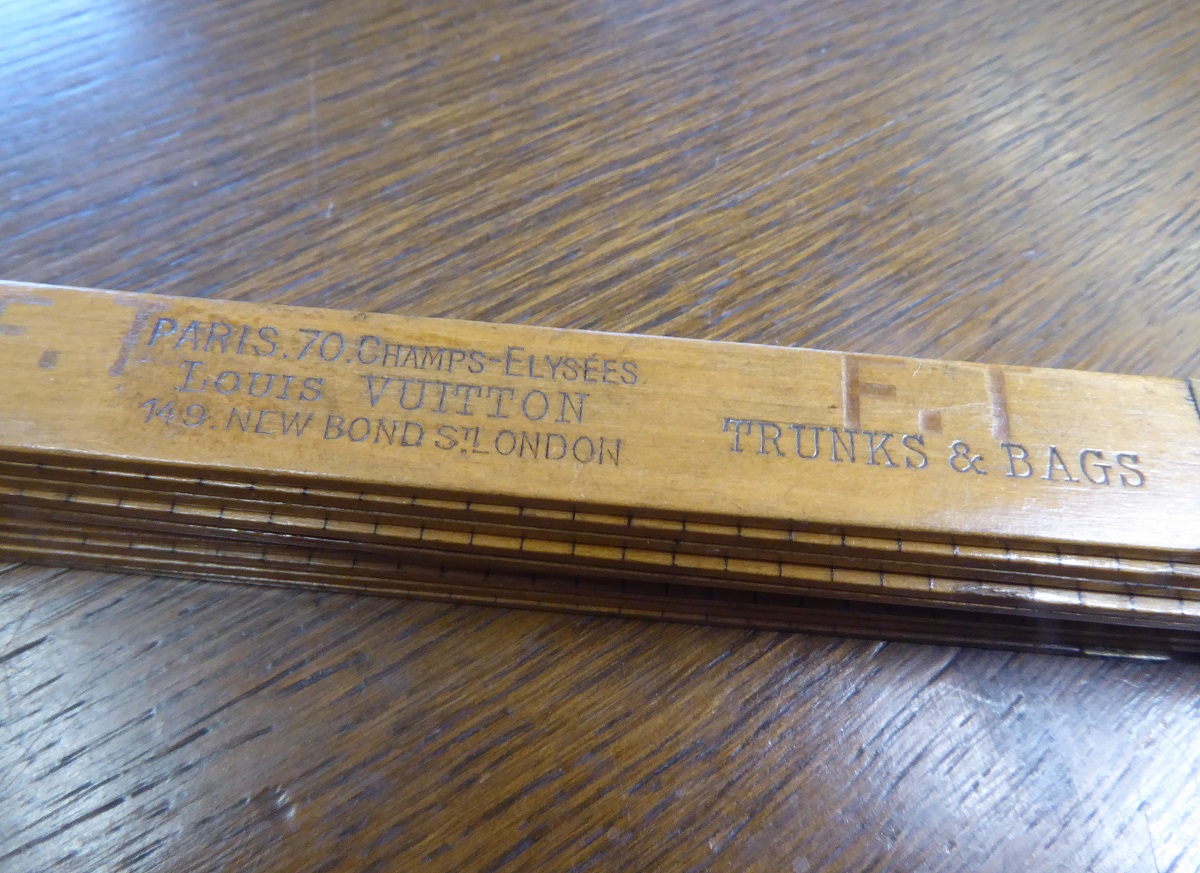 A Louis Vuitton Folding Measuring Rule