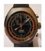 Used Oris Chronoris, Black Dial With Leather Strap & Steel Bracelet