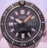 Seiko Stargate SKZ325K1 Automatic, Black Dial, Steel Bracelet