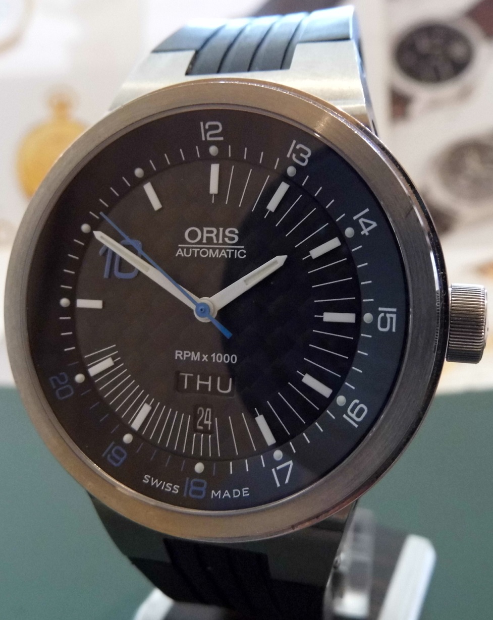 Oris Nico Rosberg Limited Edition, Black Dial, Rubber Strap
