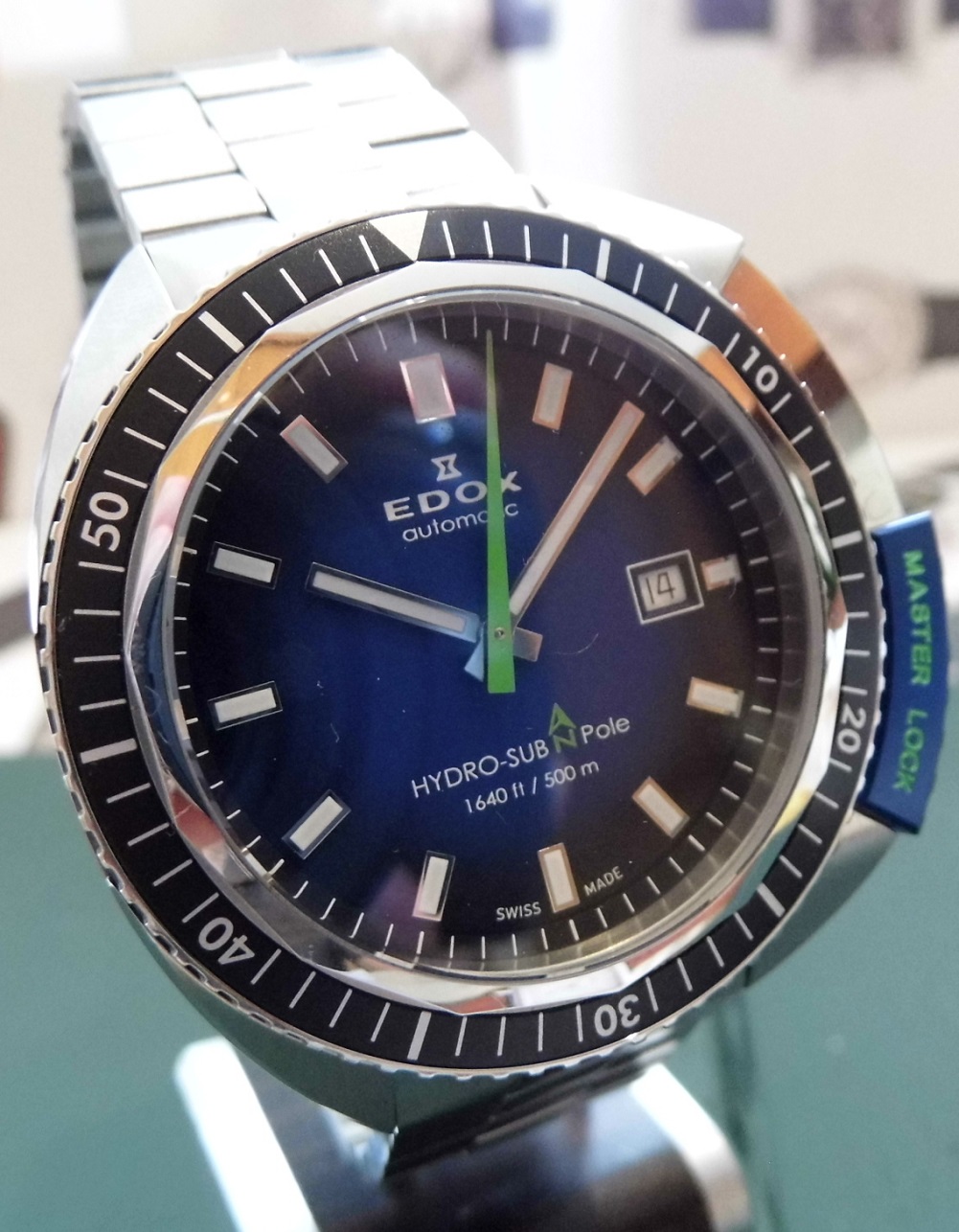 Edox Hydro Sub North Pole Ltd Edition, Blue Dial, Strap & Bracelet