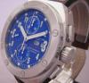 Thunderbolt Automatic Chronograph, Blue Dial With Brown Leather Strap