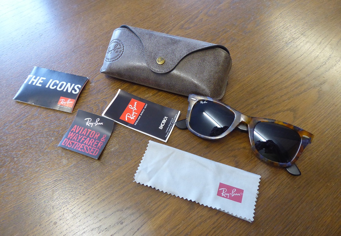 Ray Ban Wayfairer Distressed Sunglasses