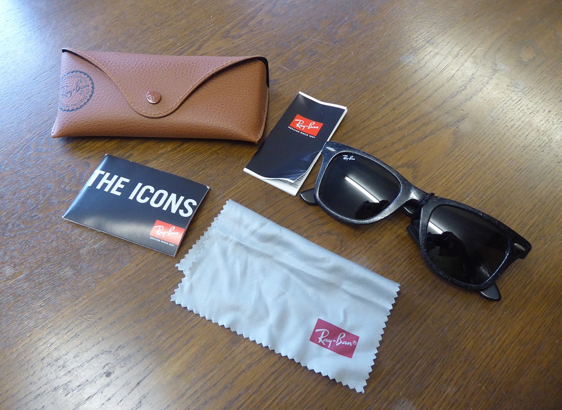 Ray Ban Wayfairer Distressed Sunglasses