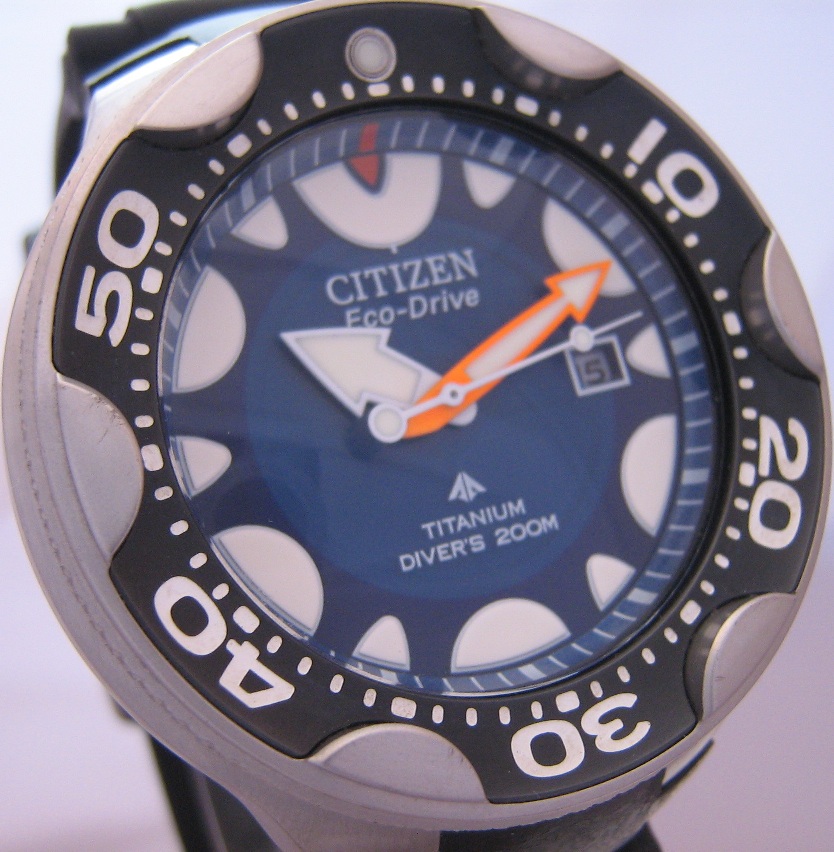 Citizen Eco Drive Promaster Orca, Blue Dial, Rubber Strap