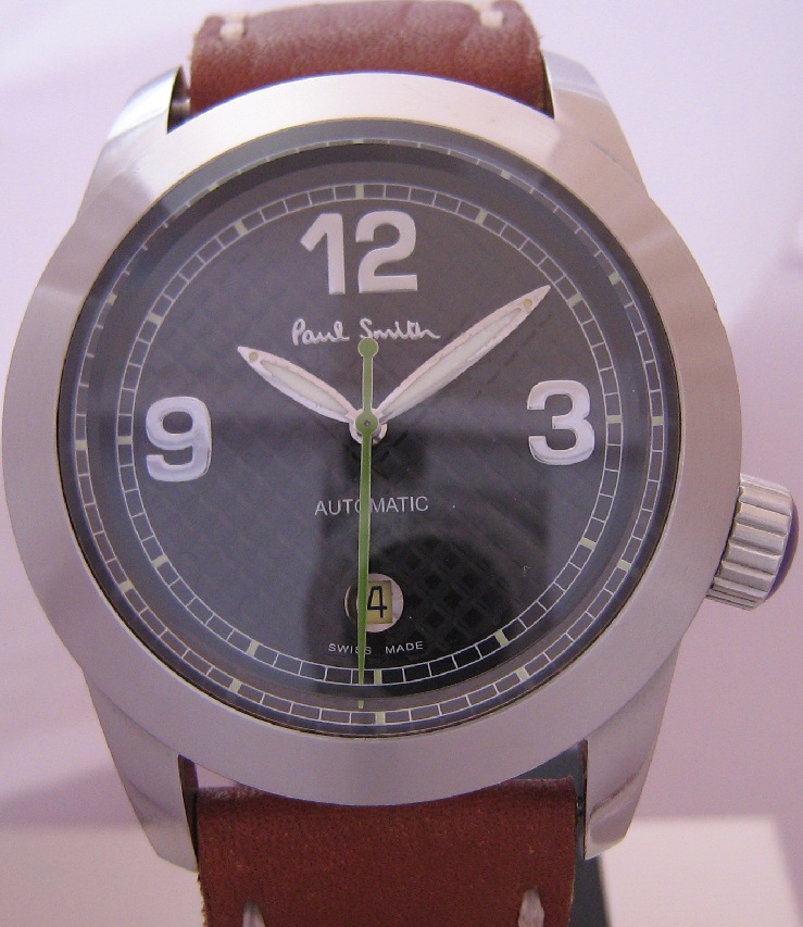Paul Smith Automatic Watch, Black Dial With 2 Straps