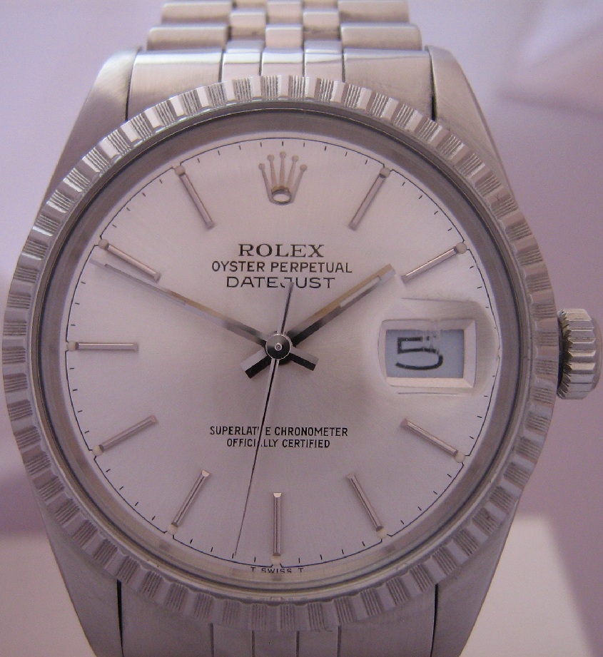 Rolex Oyster Perpetual Datejust, SIlver Dial With Jubilee Bracelet