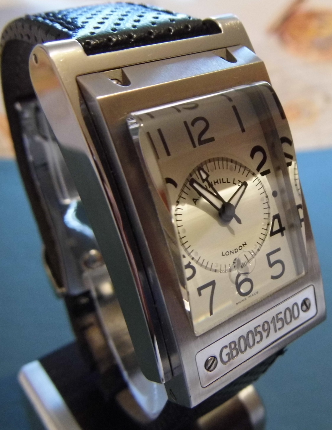 Alfred Dunhill Carwatch, White Dial With 3 Straps