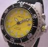 Seiko Kinetic Divers, Yellow Dial, Black Rubber Strap