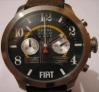 Fiat 1100S Automatic Chronograph, Black Dial With Leather Strap