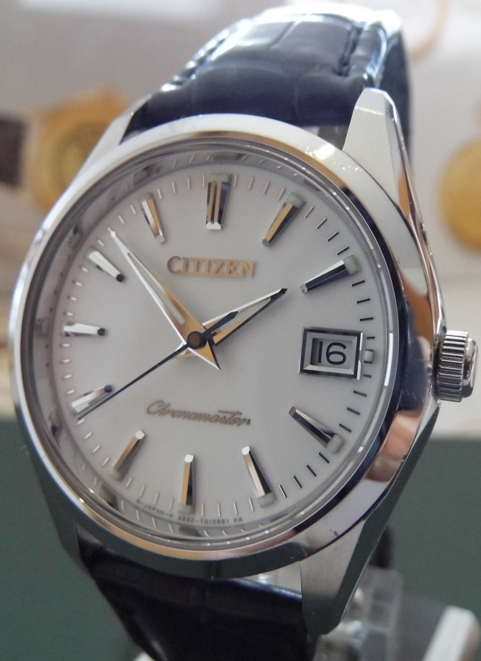 Citizen Chronomaster The Citizen, White Dial, Leather Strap