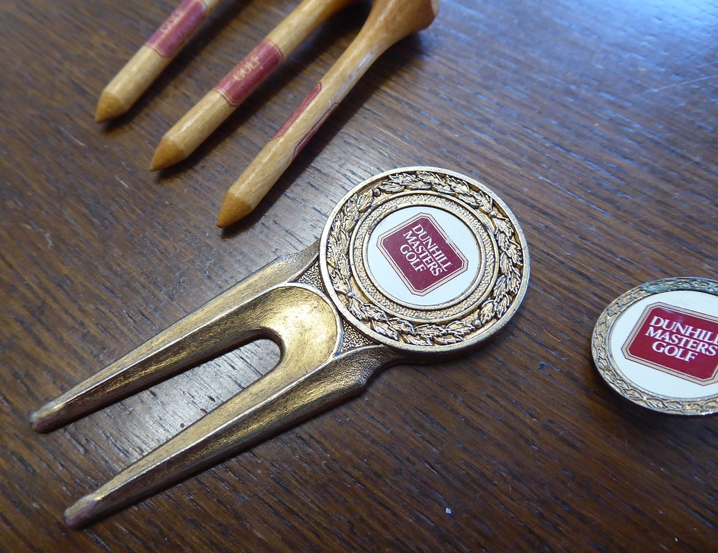 Alfred Dunhill Masters Golf Tees, Divot Tool & Marker Set