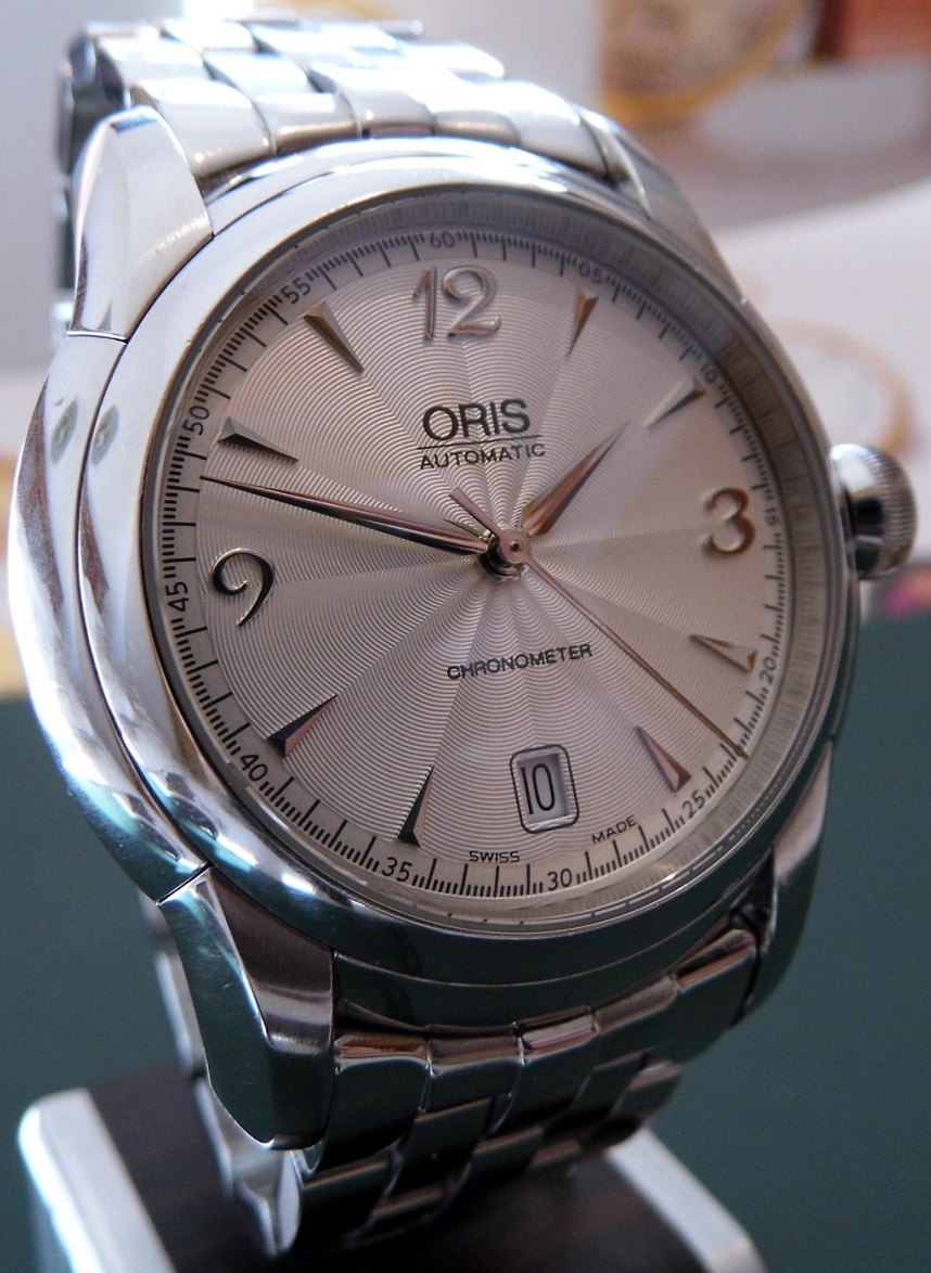 Oris Artelier Chronometer, Silver Dial, Bracelet