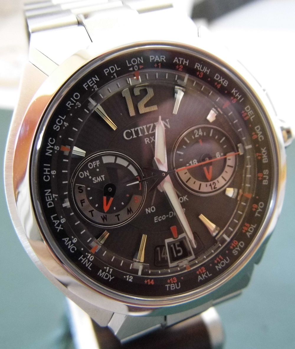 Citizen Satellite Wave, Black Dial, Bracelets