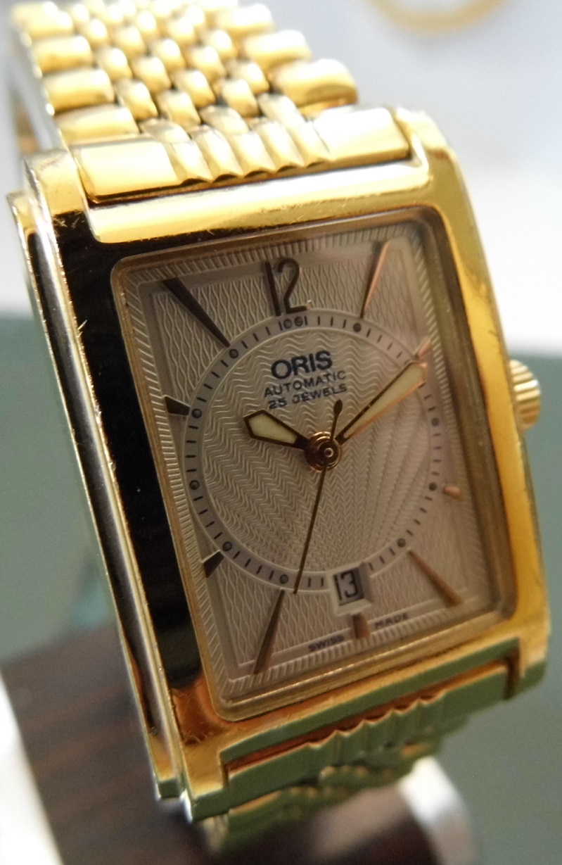 Oris Ladies Classic Rectangular, Silver Dial, Bracelet