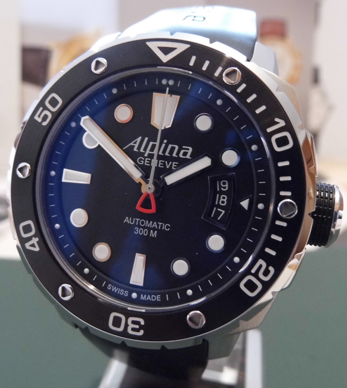 Alpina Extreme Diver Automatic, Black Dial, Strap & Bracelet